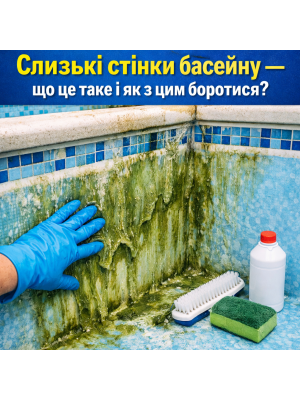 Слизькі стінки басейну — що це таке і як з цим боротися