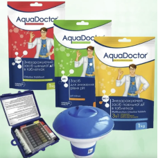 Набір хімії для каркасного басейну AquaDoctor Optimal Kit 5 в 1 Аквадоктор