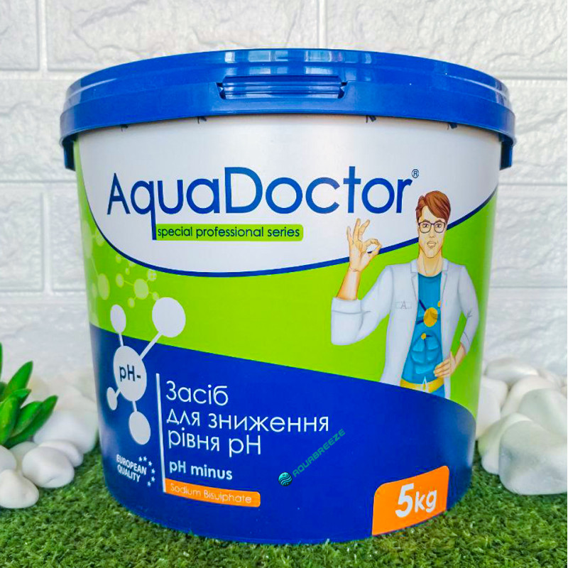 Комплект хімії для басейну AquaDoctor Top Big 4 в 1 по 5кг Аквадоктор