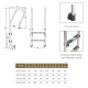 Сходи для басейну Emaux Mixta NSF 315-SR (3 сходинки)